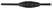 ZADO Leather & Silicone Adjustable Gag Mask - Black, 4 cm Ball