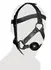 Zado Adjustable Leather Head Harness with TPE Ball Gag, Black
