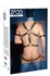 ZADO Leather Harness L/XL - Adjustable Split Leather with Metal Rings