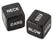 You2Toys Dice Set 2-Piece Black Acrylic 10 Packs English Print