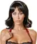 Cottelli Collection Choppy Crna Perika do Ramena 30cm Podesiva