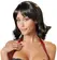 Cottelli Collection Choppy Crna Perika do Ramena 30cm Podesiva