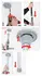 FFS Fantasy Dance Pole Podesivi Fitnes Sistem 222.5-283.5 cm Metal