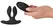 XOUXOU Vibrating Expander - Dual-Arm Silicone Anal System, Black