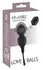 RC+ Inflatable Vibro-Ball Duo Silicone, Remote Control, Black
