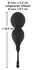 RC+ Inflatable Vibro-Ball Duo Silicone, Remote Control, Black