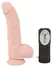 Medical Silicone Pulsation System Vibrator 20cm with Suction Cup, Beige