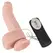 Medical Silicone Pulsation System Vibrator 20cm with Suction Cup, Beige