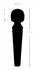 You2Toys Rechargeable Power Wand Massager, 24 Modes, 31cm, Black
