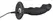 Black Velvets Punjivi Fleksibilni Intimni Plug 14cm - 7 Rezima, Crni