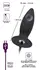 Black Velvets Plug M Rechargeable Intimate Massager, 7 Modes, Black