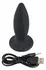 Black Velvets S Vibracioni Silikonski Čep Punjiv, 11 cm, Crni