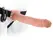 Fetish Fantasy Vibrirajući Strap-On Sistem 29 cm Bež Podesivi Pojas
