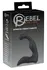 Rebel Prostate Plug Punjivi Fleksibilni Maser Crni 14.6 cm