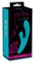 Javida Vibrator Turquoise Dual-Motor 18.4 cm Silicone Intimate Device