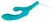 Javida Vibrator Turquoise Dual-Motor 18.4 cm Silicone Intimate Device