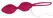 Lust Love Balls Berry - Rechargeable Silicone Intimate Trainer, 10 Modes