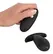 You2Toys Black RC Vibro Plug - Remote-Controlled Silicone Plug 12cm
