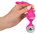 Sweet Smile Vibrirajuće Kuglice za Trening Karličnog Dna Roze USB 18 cm