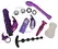 You2Toys Power Box Kit 10-Piece Multifunctional Set Purple & Black