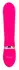 Front Row G-Spot Pink Vibrator Double-Layered Silicone 22cm