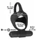 Black Velvets Intimate Silicone Ring Set with Vibro-Bullet, Black, Flexible Fit
