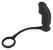 Black Velvets Intimate Duo Set - Silicone Ring & Vibro Plug, Black