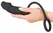 Black Velvets Intimate Duo Set - Silicone Ring & Vibro Plug, Black
