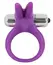 Sweet Smile Rabbit Vibrating Ring Flexible Ears Silicone 6.5cm