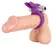 Sweet Smile Rabbit Vibrating Ring Flexible Ears Silicone 6.5cm
