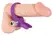 Sweet Smile Rabbit Vibrating Ring Flexible Ears Silicone 6.5cm