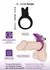 Sweet Smile Rabbit Vibrating Ring Flexible Ears Silicone 6.5cm