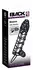Black Velvets Silicone Sleeve with Vibrating Bullet, Flexible 14 cm