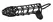 Black Velvets Silicone Sleeve with Vibrating Bullet, Flexible 14 cm