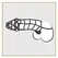 Black Velvets Silicone Sleeve with Vibrating Bullet, Flexible 14 cm
