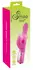 Sweet Smile Pearly Rabbit Silicone Intimate Device Pink 26cm Adjustable