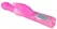 Sweet Smile Pearly Rabbit Silicone Intimate Device Pink 26cm Adjustable