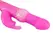 Sweet Smile Pearly Rabbit Silicone Intimate Device Pink 26cm Adjustable