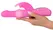Sweet Smile Pearly Rabbit Silicone Intimate Device Pink 26cm Adjustable
