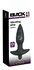 Black Velvet Medium Vibrirajući analni čep Silikon 15 cm Crna
