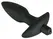 Black Velvet Medium Vibrirajući analni čep Silikon 15 cm Crna