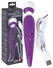 Passion Pointer Mini Wireless Massage Wand, Adjustable Vibration, Purple