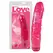 You2Toys Pink Love Veliki intimni masažer 22cm Transparentno roze