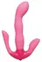 You2Toys T-shaped Intimate Device Silicone Pink 3-Speed Vibration 2-in-1