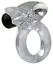 Silver Bird Intimate Ring with Vibrating System, Transparent, 2.5 cm