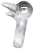 Silver Bird Intimate Ring with Vibrating System, Transparent, 2.5 cm