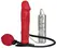 Red Balloon Inflatable Intimate Device with Vibration, 16.5 cm, Red