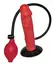 Red Balloon Inflatable Intimate Device with Vibration, 16.5 cm, Red