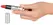 You2Toys Kiss Me Lipstick Mini vibrator, više brzina, Crvena/Crna, 8.7cm