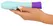 bunt. Double Vibrator Colour Block 18.2 cm Soft Touch Waterproof